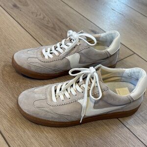 Dolce Vita Beige and White Women's Sneakers
